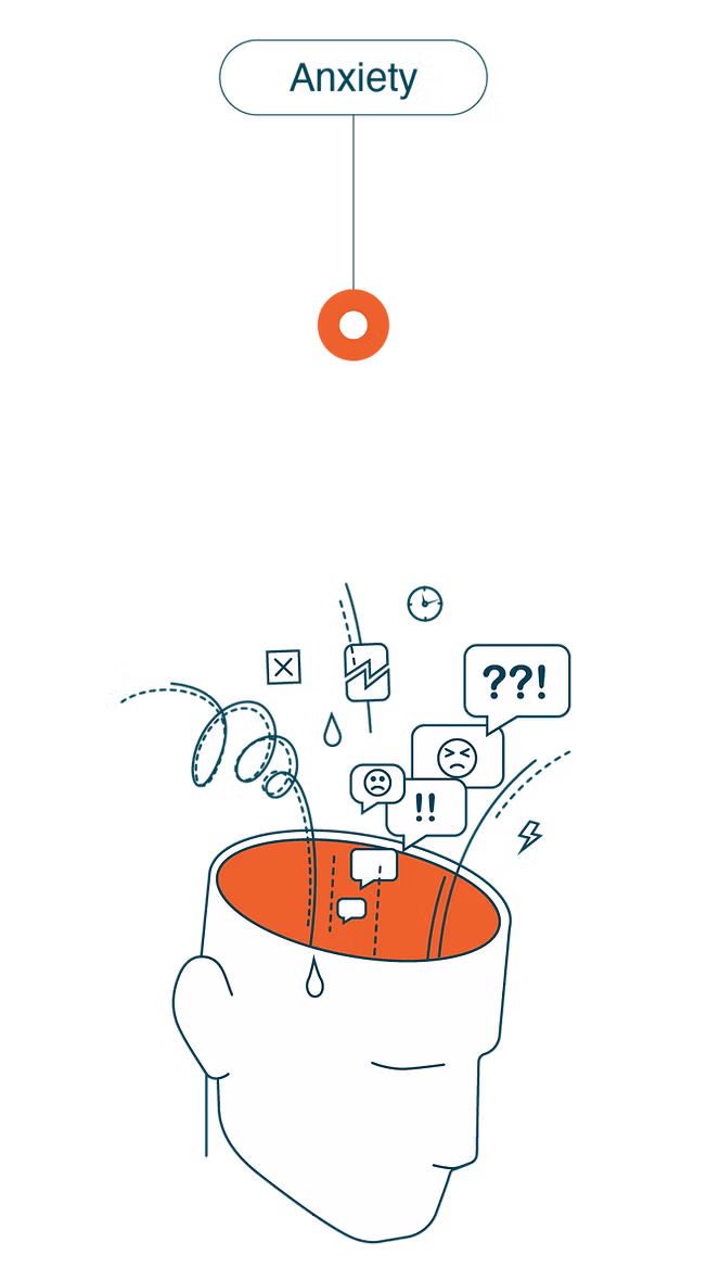 Anxiety illustration