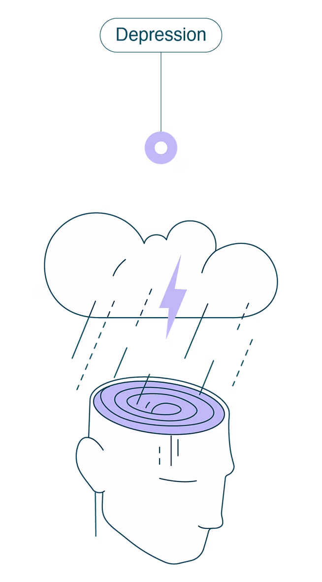 Depression illustration