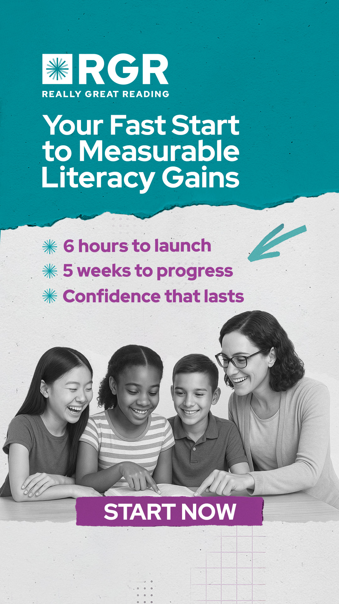 RGR fast start ad - teacher and students